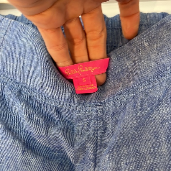 Lilly Pulitzer Wide Leg Linen Pants - Picture 4 of 6